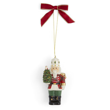 Christmas Tree Tartan Nutcracker Ornament